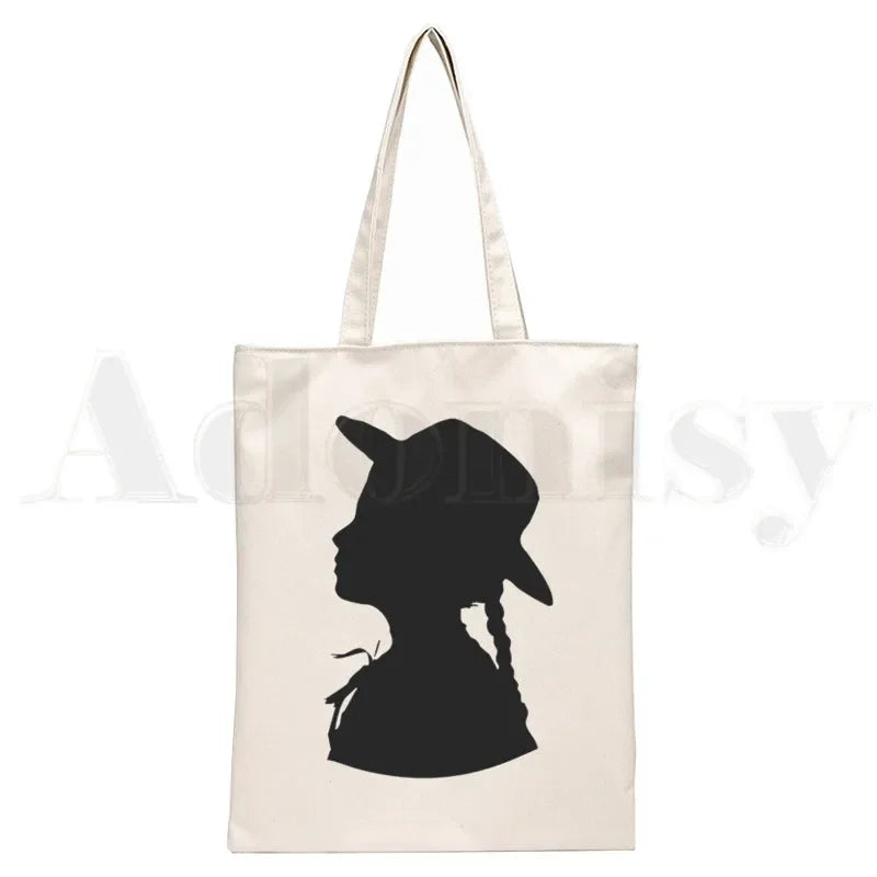 Anne Shirley Green Gables Handbags Shoulder Bags Casual Shopping Girls Handbag Women Elegant Canvas Bag
