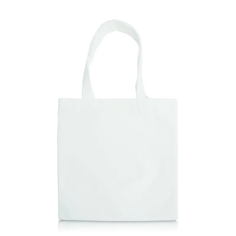 3/6/12/24Pcs Customized Logo Canvas Bag Reusable Grocery Shopping Cloth Bags Women's Handheld Shopping Bags 34x40cm