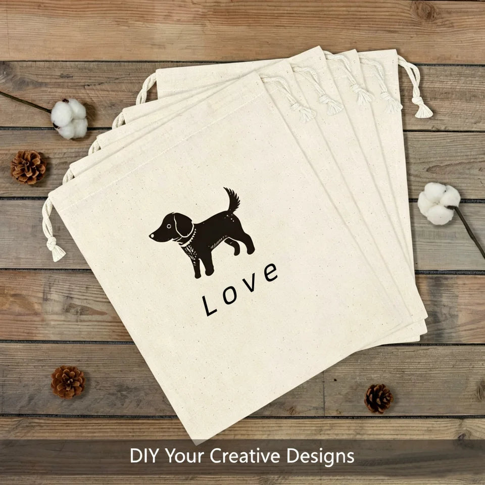 10/20Pcs Cotton Drawstring Storage Pouches Customized Gift Bags Sacks For Wedding Party Jewelry Packaging And Home Dust Bags