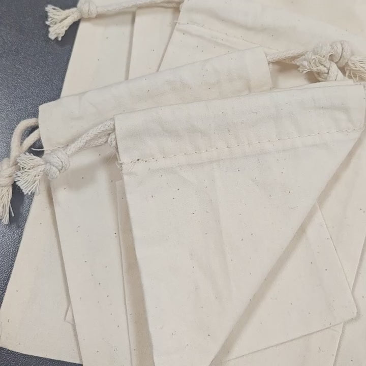 10/20Pcs Cotton Drawstring Storage Pouches Customized Gift Bags Sacks For Wedding Party Jewelry Packaging And Home Dust Bags